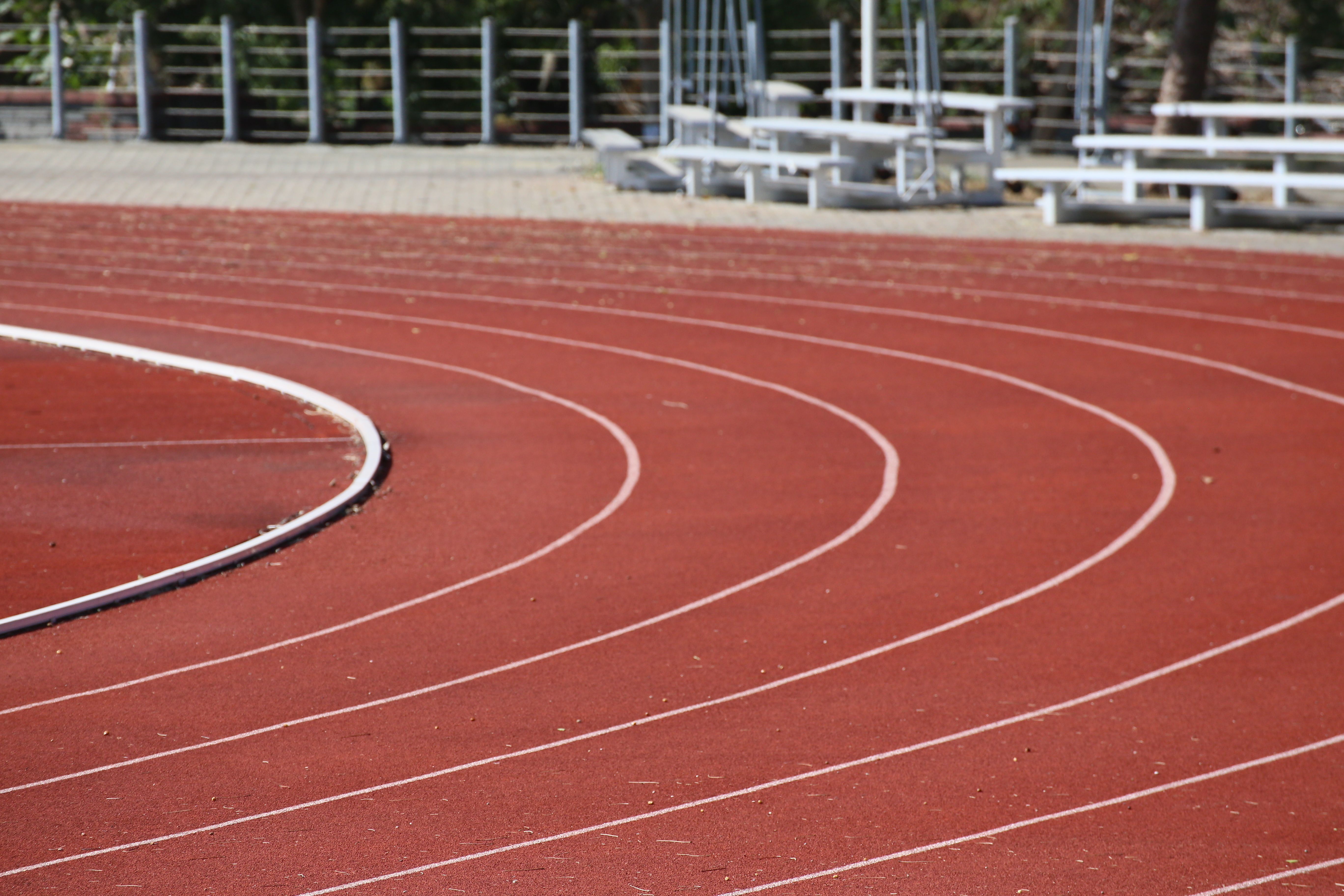 Stadium running track